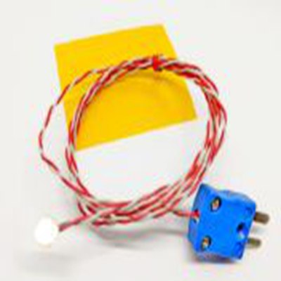 RS PRO,239-4677,K型铜盘热电偶, 探头Φ6.35mm x 2m, 可测+200°C, 线长2m, 微型插头接端, 铜探头