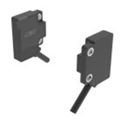 RS PRO,254-3741,对射型光电传感器, 矩形, 可检测50 cm, 2 m PVC 电缆连接, NPN NO输出, 红光光源