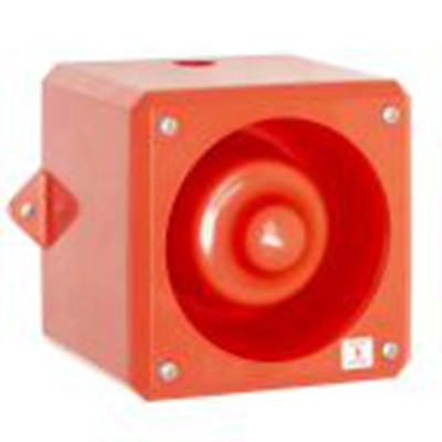 RS PRO,286-4195,多音调警报器, 230 V 交流电源, 红色外壳, 32音调, 1米外112dB, IP66