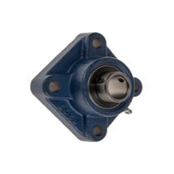 RS PRO,750-8772,轴承单元 法兰, 25.4 mm内径, 21 mm, UCF205-16 x 21 mm x 20 mm, 4安装孔, 铸铁制