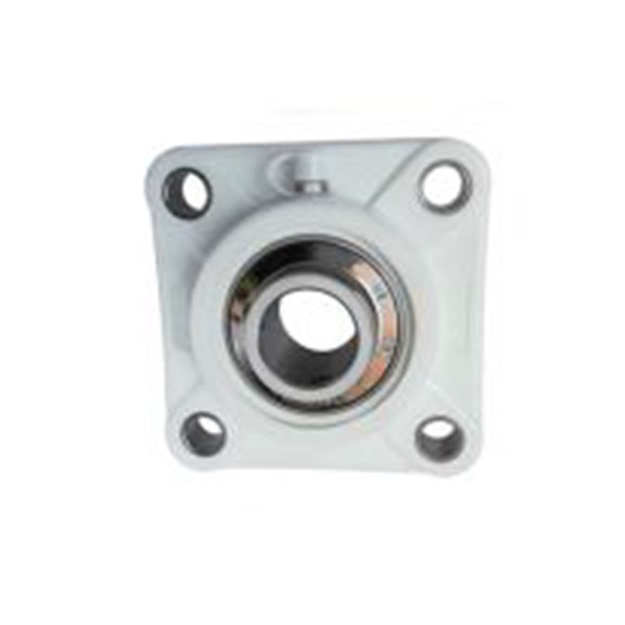 RS PRO,234-6977,法兰轴承单元 圆形, 30 mm内径, 108 mm, TP-SUCF206WHITE x 108 mm x 38.1 mm, 4安装孔, 不锈钢制