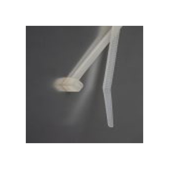 RS PRO,178-484,尼龙 66 电缆扎带, 不易松脱, 阻燃, 天然色, 190 mm长x4.8 mm宽, 215.6N拉伸强度