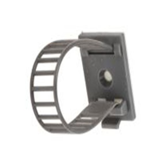 RS PRO,404-443,尼龙, 灰色, 最大捆束26 mm, 自粘固定