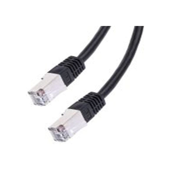 RS PRO,411-227,1 m 6 类 以太网电缆, S/FTP屏蔽, 黑色 聚氯乙烯护套, RJ45 公转RJ45 公