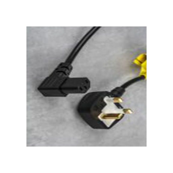 RS PRO,426-389,2 m 电源线, 250 V, IEC C13转BS1363 聚氯乙烯, 黑色, 符合CE标准