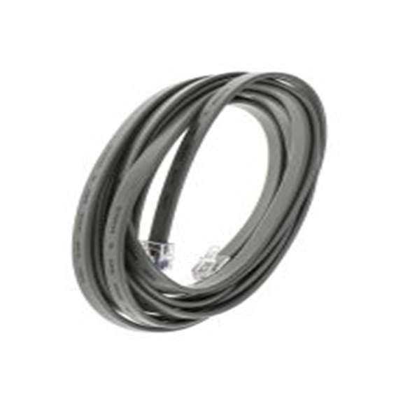 RS PRO,446-664,电话延长线, RJ12 公转 RJ12 3 m 公, 灰色护套