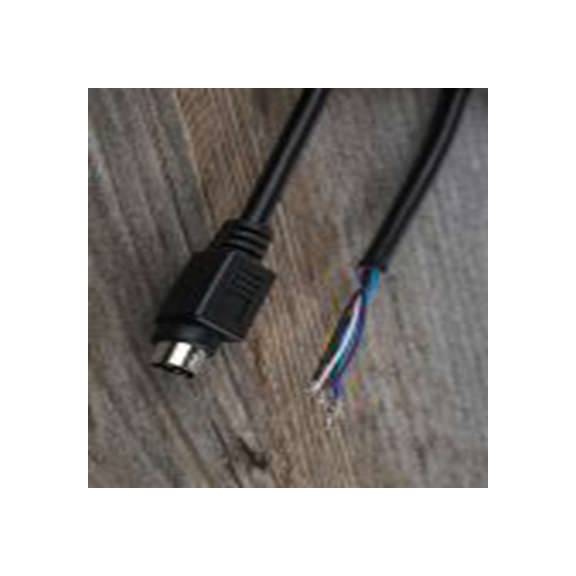 RS PRO,463-518,RS PRO DIN线, 2 m长, 插头 公转自由端, 黑色