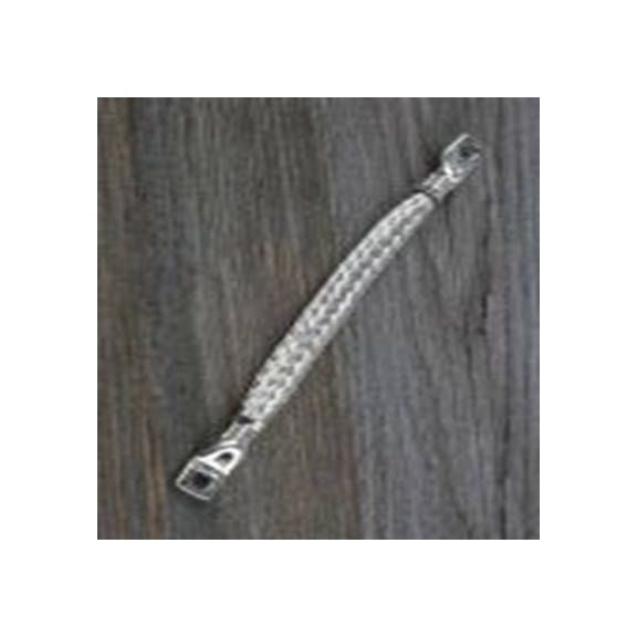 RS PRO,489-210,10.05 mm² 铜编织带, 150 mm长 M6螺栓, 1762 Ω/km 锡铜线导体, 24 x 20 x 0.2 mm