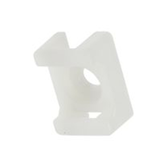 RS PRO,666-717,RS PRO 螺钉 扎带固定座, 尼龙 66制, 15 mm长 5 mm宽 x 10 mm宽, Φ3 mm固定孔, 白色, SM系列