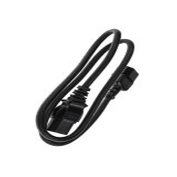 RS PRO,123-0951,1 m 电源线, 250 V, 直向转直 橡胶, 黑色, 符合ENEC标准