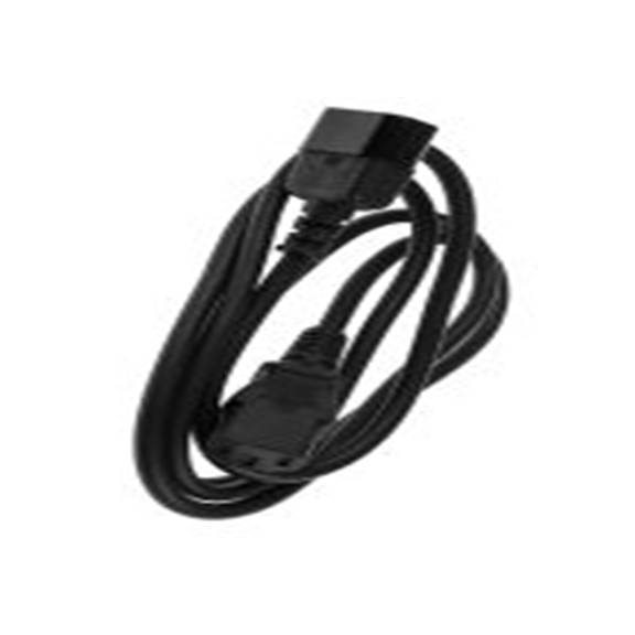 RS PRO,137-3380,1.5 m 电源线, 250 V, 直向转直 低烟，无卤, 黑色, 符合ENEC标准