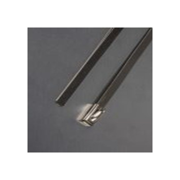 RS PRO,159-5357,316 不锈钢 电缆扎带, 球锁, 阻燃, 金属, 200 mm长x4.6 mm宽, 436.1N拉伸强度