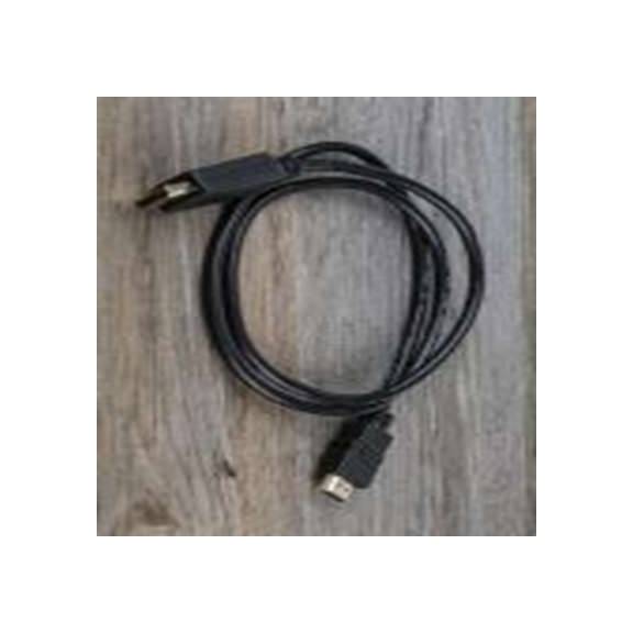 RS PRO,186-3034,RS PRO DP线, 1 m长, 屏接口 公转HDMI 公, 黑色 聚氯乙烯护套