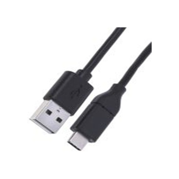 RS PRO,186-3055,RS PRO , USB A 型 公转USB C 型 公, 2 m长, USB 2.0, 黑色