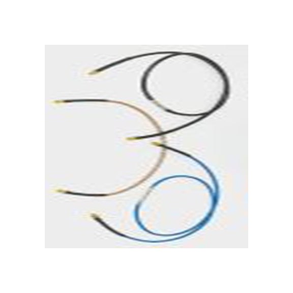 RS PRO,363-736,RG233 同轴电缆, 1 m长, 50 Ω, 端接, 黑色, SMA系列