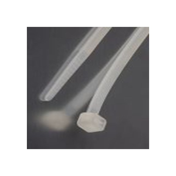 RS PRO,489-2156,尼龙 66 电缆扎带, 不易松脱, 阻燃, 天然色, 300 mm长x4.8 mm宽, 215.6N拉伸强度, CV200系列