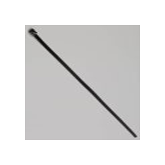 RS PRO,547-4383,聚酯涂层不锈钢 电缆扎带, 滚珠, 无卤素, 阻燃, 金属, 520 mm长x7.9 mm宽, 539N拉伸强度