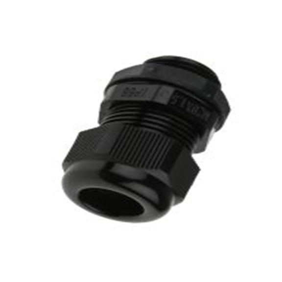 RS PRO,669-4664,尼龙 电缆接头, M20, 6 mm至12 mm线径, IP68, 黑色 包括锁紧螺母