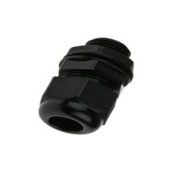 RS PRO,669-4667,尼龙 电缆接头, M16, 3 mm至7 mm线径, IP68, 黑色 包括锁紧螺母