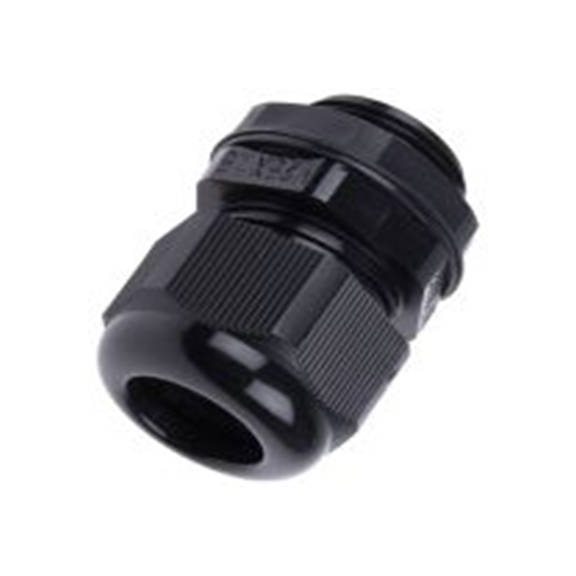 RS PRO,669-4676,尼龙 66 电缆接头, M25, 13 mm至18 mm线径, IP68, 黑色 包括锁紧螺母