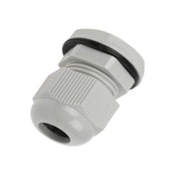 RS PRO,822-9653,尼龙 66 电缆接头, PG11, 5 mm至10 mm线径, IP68, 灰色 包括锁紧螺母