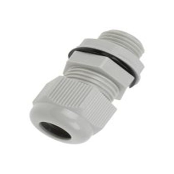 RS PRO,822-9748,尼龙 66 电缆接头, M16, 5 mm至10 mm线径, IP68, 灰色 包括锁紧螺母, AG-D系列