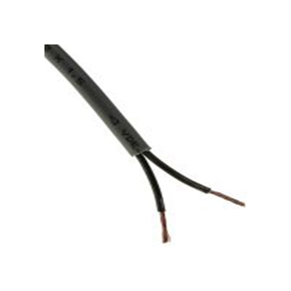 RS PRO,827-4240,RS PRO , YY系列 2芯 控制电缆 1.5 mm² 15 AWG, 未屏蔽, 50 m长, 灰色 聚氯乙烯护套
