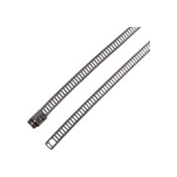 RS PRO,121-630,316 不锈钢 电缆扎带, 梯式, 阻燃, 金属, 610 mm长x7 mm宽, 436.1N拉伸强度