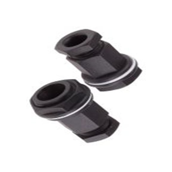 RS PRO,127-170,塑料 电缆接头, M20, 4 mm至7 mm线径, IP55, 黑色 包括锁紧螺母