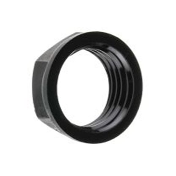 RS PRO,127-417,M20 锁紧螺母, 聚酰胺 6制, 黑色, 工作温度-20 °C至80 °C