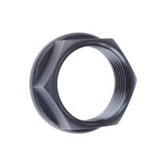 RS PRO,127-524,M32 锁紧螺母, 聚酰胺 6制, 黑色, 工作温度-20 °C至80 °C