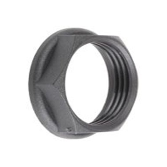 RS PRO,127-653,M25 锁紧螺母, 聚酰胺 6制, 黑色, 工作温度-20 °C至80 °C