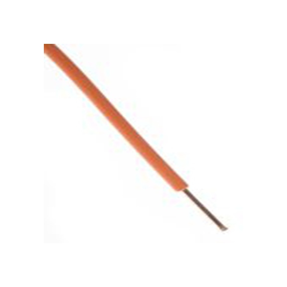 RS PRO,139-060,橙色 坚固 6491X 架空电缆, 1.5 mm², 100 m长 1, 0 AWG 聚氯乙烯, 450/750 V, 最高70 °C, H07V-U系列