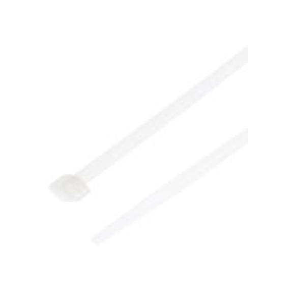 RS PRO,178-507,尼龙 66 电缆扎带, 不易松脱, 阻燃, 天然色, 368 mm长x4.8 mm宽, 215.6N拉伸强度