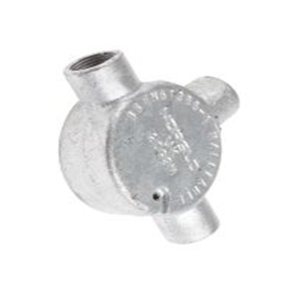 RS PRO,228-873,电缆导管 导管配件, M4螺纹, 钢制, 20 mm标称尺寸, 镀锌表面, 黑色