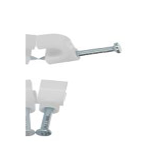 RS PRO,233-512,聚乙烯, 白色, 最大捆束5 mm, 钉固定