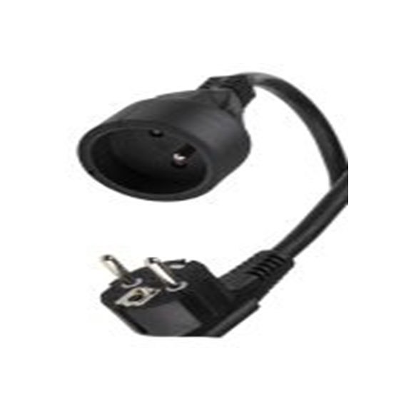 RS PRO,296-179,黑色 延长线, 额定电压60 V E 型插座, 电缆长5 m