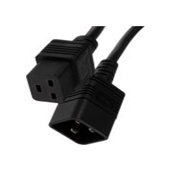 RS PRO,321-219,2 m 电源线, 250 V, 直向转直 聚氯乙烯, 黑色, 符合CE标准