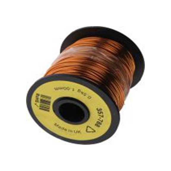 RS PRO,357-788,1 mm 搪瓷 铜线, 1.08 mm外径, 80 m长, 1绞距