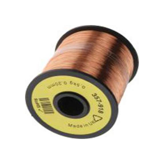 RS PRO,357-918,0.2 mm 搪瓷 铜线, 0.23 mm外径, 1600 m长, 1绞距