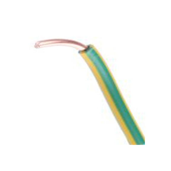 RS PRO,359-071,绿色, 黄色 控制 架空电缆, 2.5 mm², 100 m长 1/1.78 mm, 13 AWG 聚氯乙烯, 600 V, 最高70 °C, RIGID BU系列