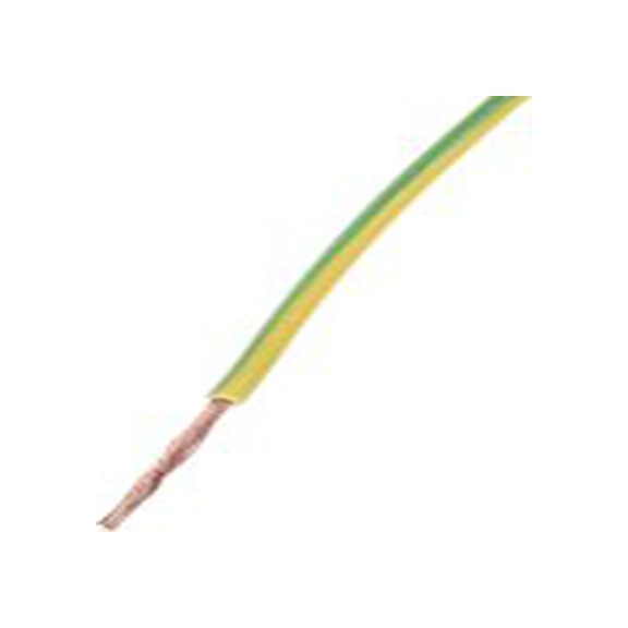 RS PRO,359-122,黄色, 绿色 控制 绞合，棕色 架空电缆, 2.5 mm², 100 m长 7/0.67 mm, 13 AWG 聚氯乙烯, 600 V, 最高70 °C, FLEXIBL