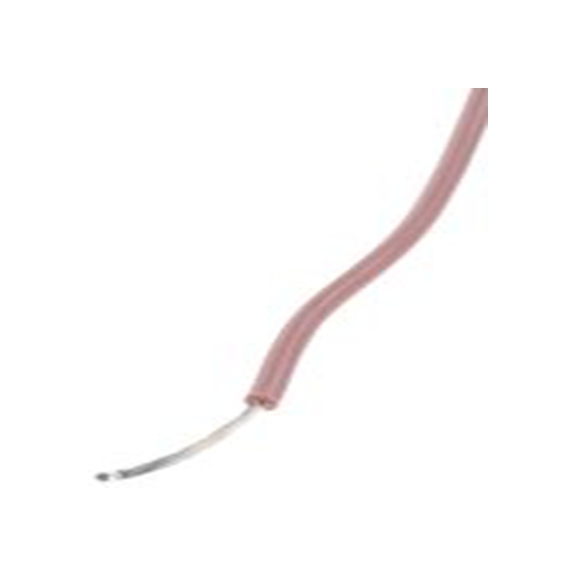 RS PRO,359-706,棕色 架空电缆, 0.5 mm², 25 m长 16 硅橡胶, 最高180 °C