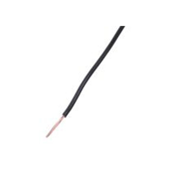 RS PRO,361-642,黑色 2491X 架空电缆, 0.75 mm², 100 m长 24/0.2 mm, 18 AWG 聚氯乙烯, 聚氯乙烯, 500 V, 最高70 °C, H05V-K系