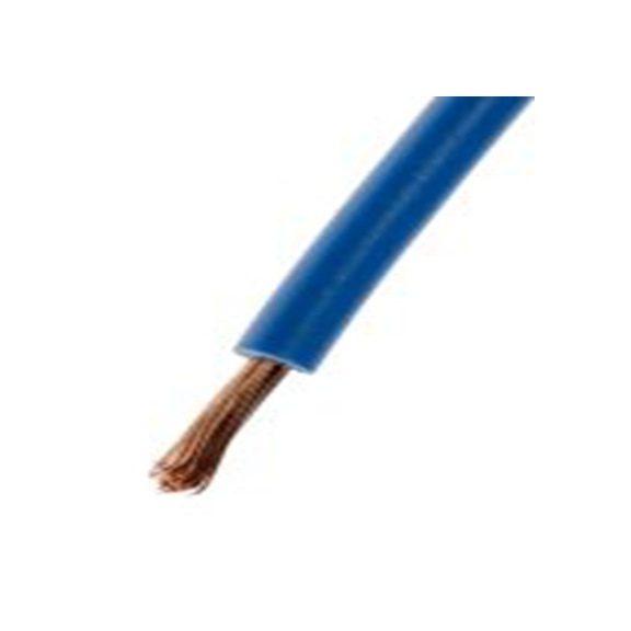 RS PRO,361-658,蓝色 单芯 架空电缆, 0.75 mm², 100 m长 24/0.2 mm, 18 AWG 聚氯乙烯, 500 V, 最高70 °C, H05V-K系列