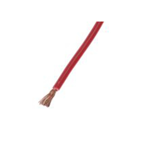 RS PRO,361-822,红色 架空电缆, 1.5 mm², 100 m长 30/0.25 mm, 15 AWG 聚氯乙烯, 聚氯乙烯, 750V, 最高70 °C, H07V-K系列