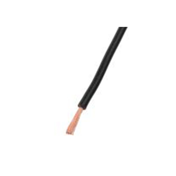 RS PRO,361-850,黑色 架空电缆, 2.5 mm², 100 m长 50/0.25 mm, 13 AWG 聚氯乙烯, 聚氯乙烯, 750 V, 最高70 °C, H07V-K系列