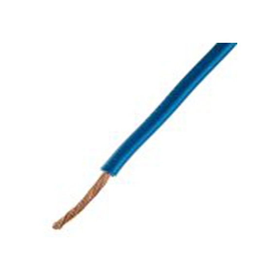 RS PRO,361-866,蓝色 单芯 架空电缆, 2.5 mm², 100 m长 50/0.25 mm, 13 AWG 聚氯乙烯, 750 V, 最高70 °C, H07V-K系列