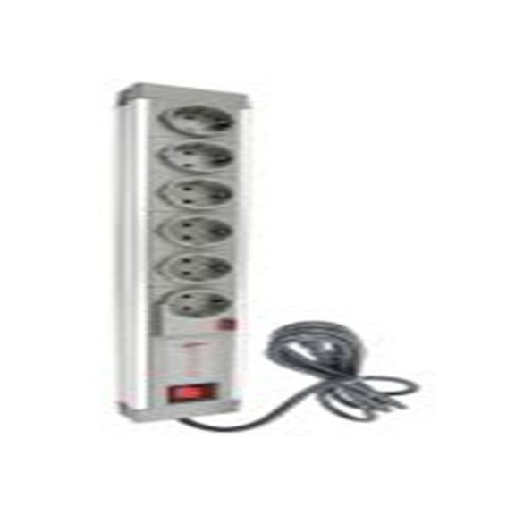 RS PRO,374-200,灰色 移动插座, 额定电压25 V ac, 6个 F 型插座, 电缆长2 m