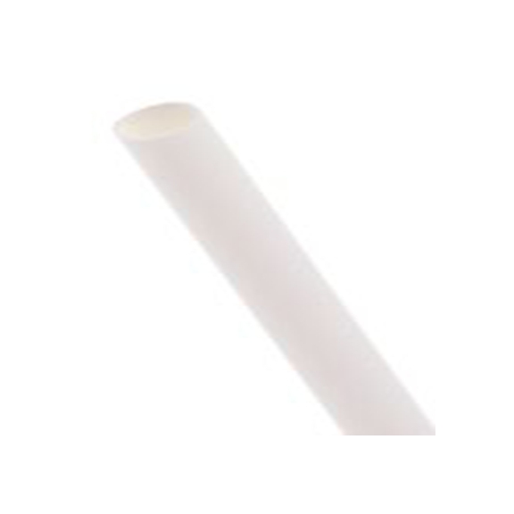 RS PRO,392-242,RS PRO 阻燃 聚烯烃 热缩管, 白色, Φ3.2 mm, 1.2m长, 2:1收缩比, 1.6 mm收缩径
